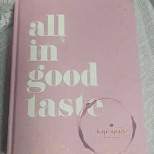 Kate Spade New York: All In Good Taste Hardcover Coffee Table Book